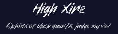 High Xire by Garisman Studio — Script Handwritten Font — thumbnail 2