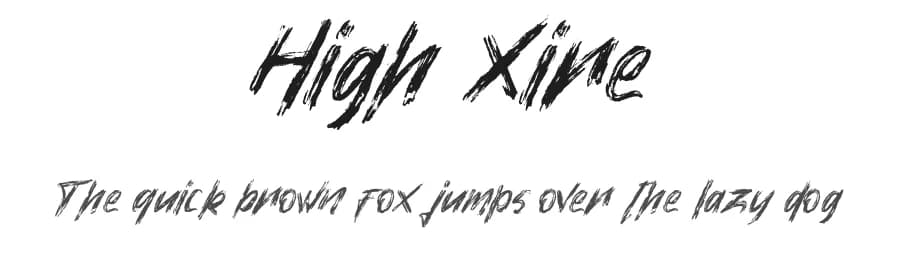 High Xire by Garisman Studio — Script Handwritten Font