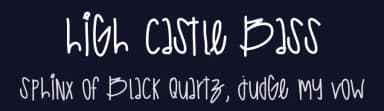 High Castle Bass by Des Gomez — Script Handwritten Font — thumbnail 2