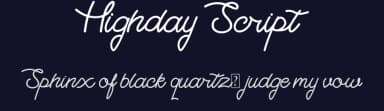 Highday Script by RT Studio — Script Handwritten Font — thumbnail 2