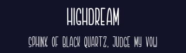 Highdream by Bytenesia Studio — Script Handwritten Font — thumbnail 2