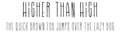 Higher Than High by imagex — Script Handwritten Font — thumbnail 1
