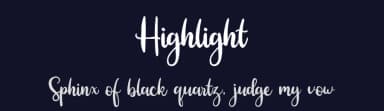 Highlight by Staircase Studio — Script Handwritten Font — thumbnail 2
