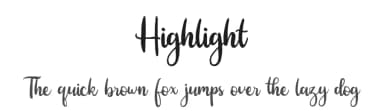 Highlight by Staircase Studio — Script Handwritten Font — thumbnail 1