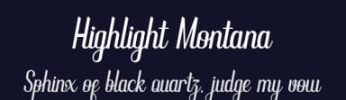 Highlight Montana by NeutroneLabs — Script Handwritten Font — thumbnail 2