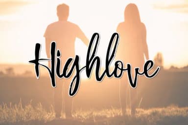 Highlove Font by Great's St — Script Handwritten Font — thumbnail 1