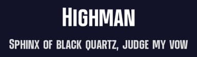 Highman by Eko Bimantara — Sans Serif Font — thumbnail 2