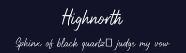 Highnorth by Daksina Type — Script Handwritten Font — thumbnail 2