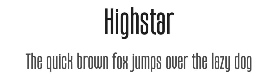 Highstar by BrandSemut — Sans Serif Font