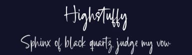 Highstuffy by Allouse Studio — Script Handwritten Font — thumbnail 2