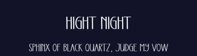 Hight Night by Andi Moz — Script Handwritten Font — thumbnail 2