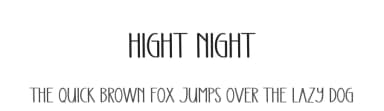 Hight Night by Andi Moz — Script Handwritten Font — thumbnail 1
