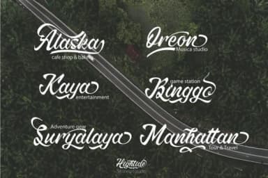 Hightide Font by 38.lineart — Script Handwritten Font — thumbnail 6