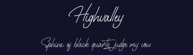 Highvalley by Thanoestd — Script Handwritten Font — thumbnail 2