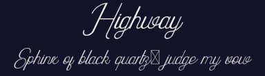Highway by VPcreativeshop — Script Handwritten Font — thumbnail 2