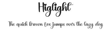 Higlight by Inermedia Studio — Script Handwritten Font — thumbnail 1