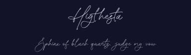Higthesta by Letterena Studios — Script Handwritten Font — thumbnail 2