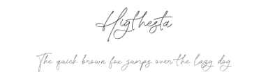 Higthesta by Letterena Studios — Script Handwritten Font — thumbnail 1