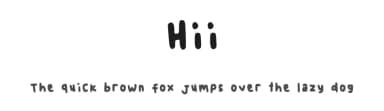Hii by Random Skies — Script Handwritten Font — thumbnail 1
