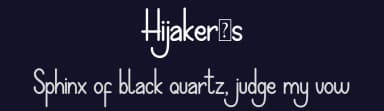 Hijakers by NeutroneLabs — Script Handwritten Font — thumbnail 2