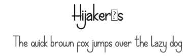 Hijakers by NeutroneLabs — Script Handwritten Font — thumbnail 1
