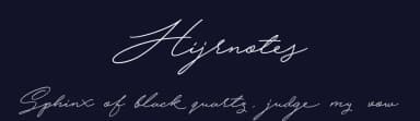 Hijrnotes by Måns Grebäck — Script Handwritten Font — thumbnail 2