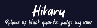 Hikaru by DM Letter Studio - Dimas Prasetyo — Script Handwritten Font — thumbnail 2