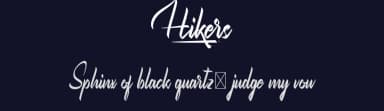 Hikers by NihStudio — Script Handwritten Font — thumbnail 2