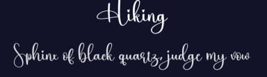 Hiking by Scratchones — Script Handwritten Font — thumbnail 2
