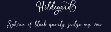 Hildegard by Debut Studio — Script Handwritten Font — thumbnail 2