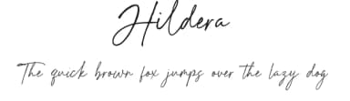 Hildera by Sronstudio — Script Handwritten Font — thumbnail 1