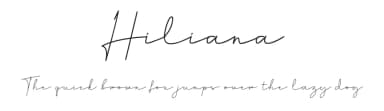 Hiliana by RantautypeStudio — Script Handwritten Font — thumbnail 1