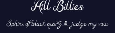 Hill Billies by JSH creates — Script Handwritten Font — thumbnail 2