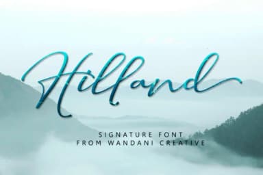 Hilland Font by Beautypes — Script Handwritten Font — thumbnail 1