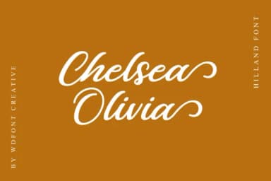 Hilland Font by WDfont Creative by WDfont Creative — Script Handwritten Font — thumbnail 2