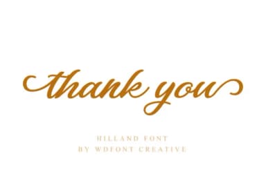 Hilland Font by WDfont Creative by WDfont Creative — Script Handwritten Font — thumbnail 5