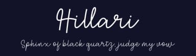 Hillari by Hardtype — Script Handwritten Font — thumbnail 2
