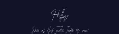 Hillary by Mariyana — Script Handwritten Font — thumbnail 2