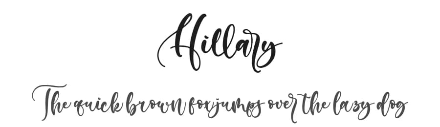 Hillary by Asd Studio — Script Handwritten Font