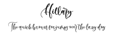 Hillary by Asd Studio — Script Handwritten Font — thumbnail 1