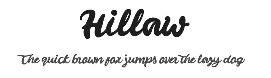 Hillaw by Mozyen Studio — Script Handwritten Font