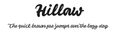 Hillaw by Mozyen Studio — Script Handwritten Font — thumbnail 1