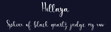 Hillaya by Harjuno Kristanto — Script Handwritten Font — thumbnail 2