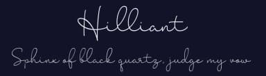 Hilliant by Fluff Studio — Script Handwritten Font — thumbnail 2