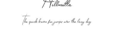 Hillmutta by Gado Gado — Script Handwritten Font — thumbnail 1