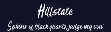 Hillstate by Sabrcreative — Script Handwritten Font — thumbnail 2
