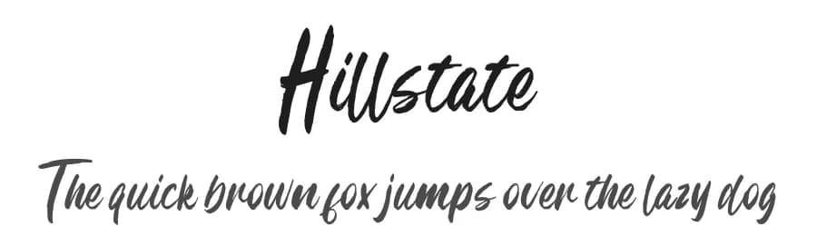 Hillstate by Sabrcreative — Script Handwritten Font — preview 1