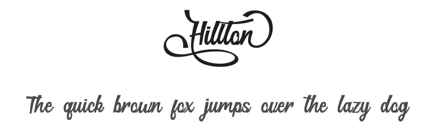 Hillton by Skiiller Studio — Script Handwritten Font