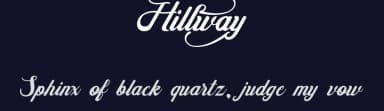 Hillway by Yesie Erma Yunita — Script Handwritten Font — thumbnail 2