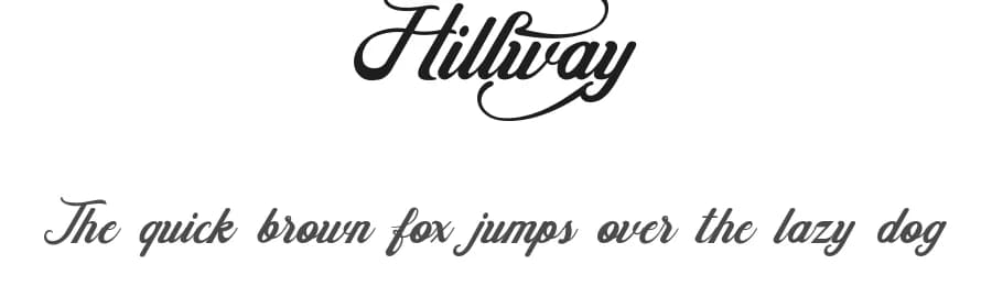 Hillway by Yesie Erma Yunita — Script Handwritten Font — preview 1